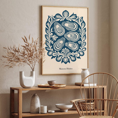Maison Huître Oyster House Poster