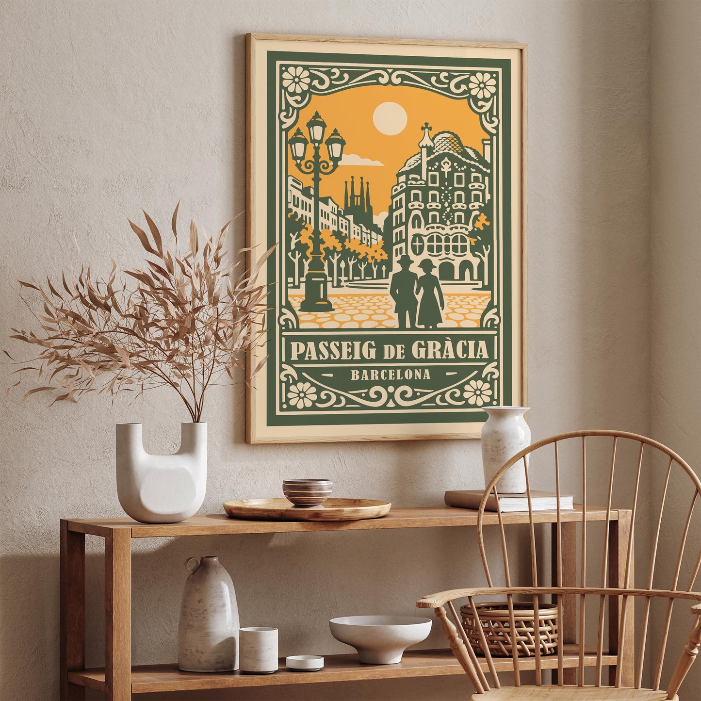 Passeig de Gràcia Barcelona Poster 2026