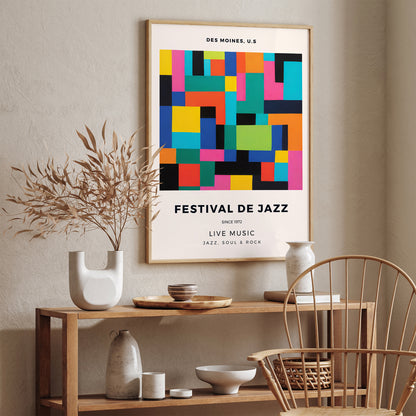 Festival de Jazz French Music Poster