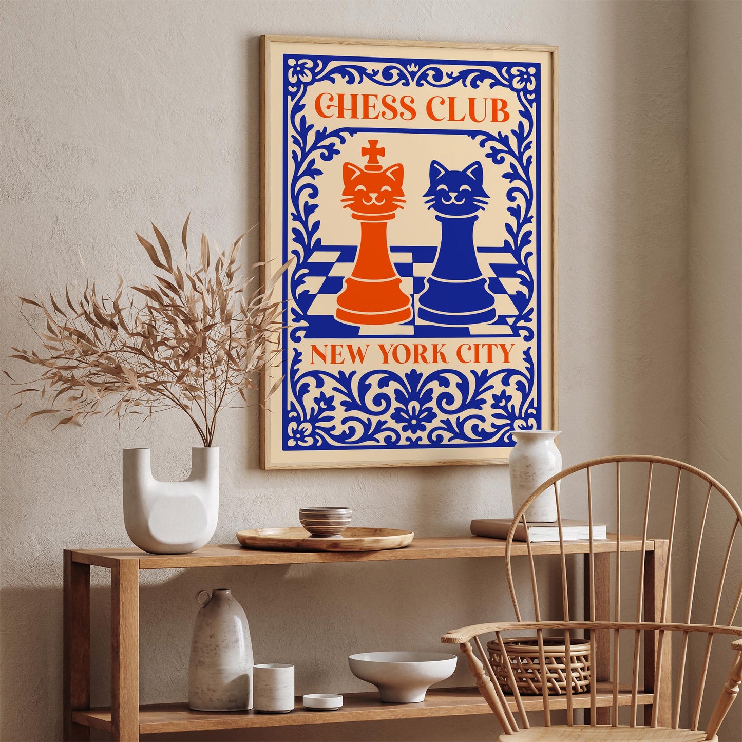Chess Club New York City Poster