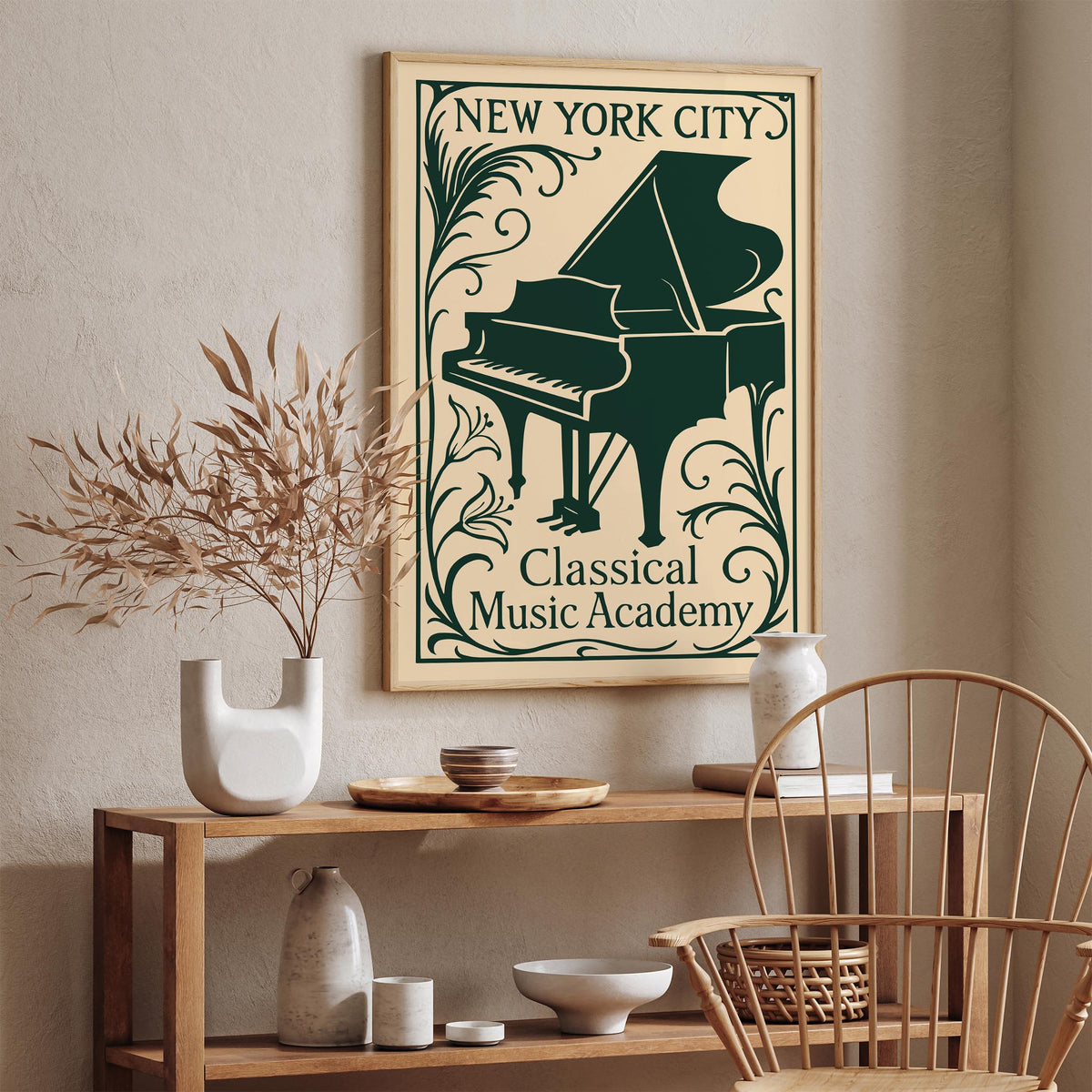 New York Classical Music Academy Art Poster