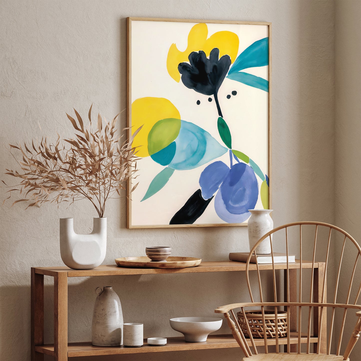 Modern Minimalist Flower Art Print