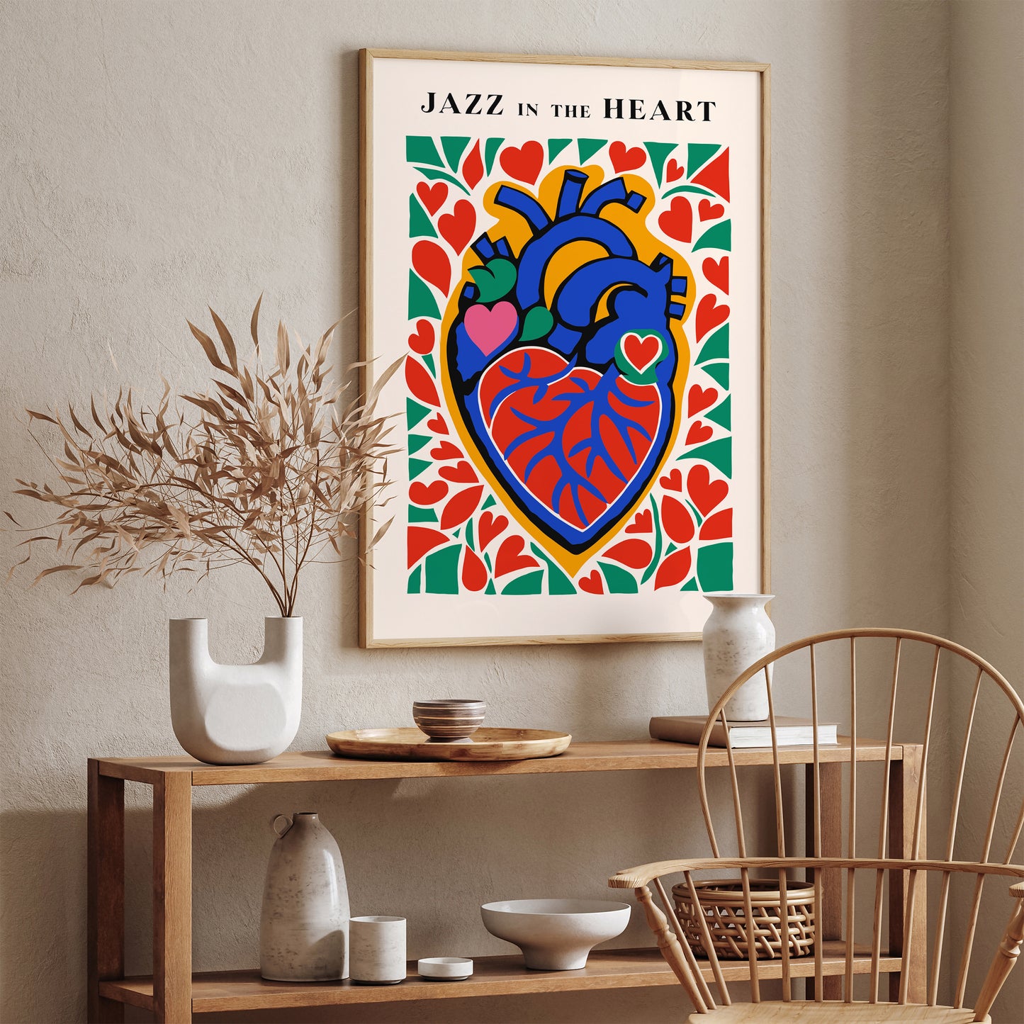 Jazz in the Heart Music Poster