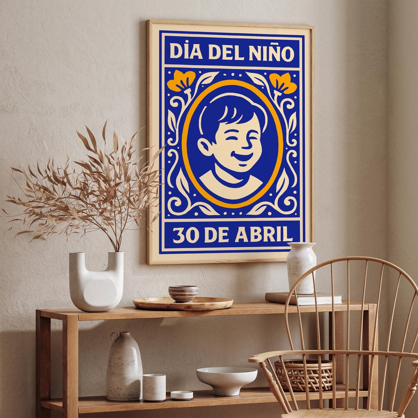 Mexican Children's Day Poster - Dia del Niño Print