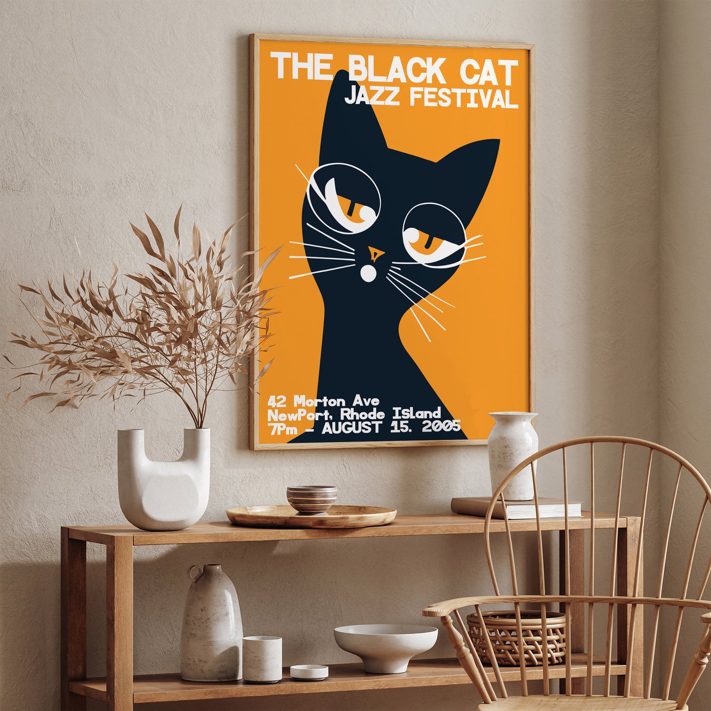 The Black Cat Jazz Festival Poster