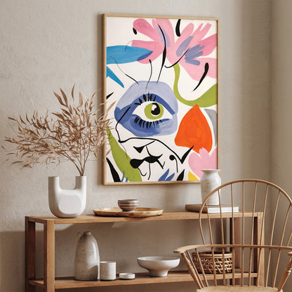 Nature Lovers Eye Modern Poster