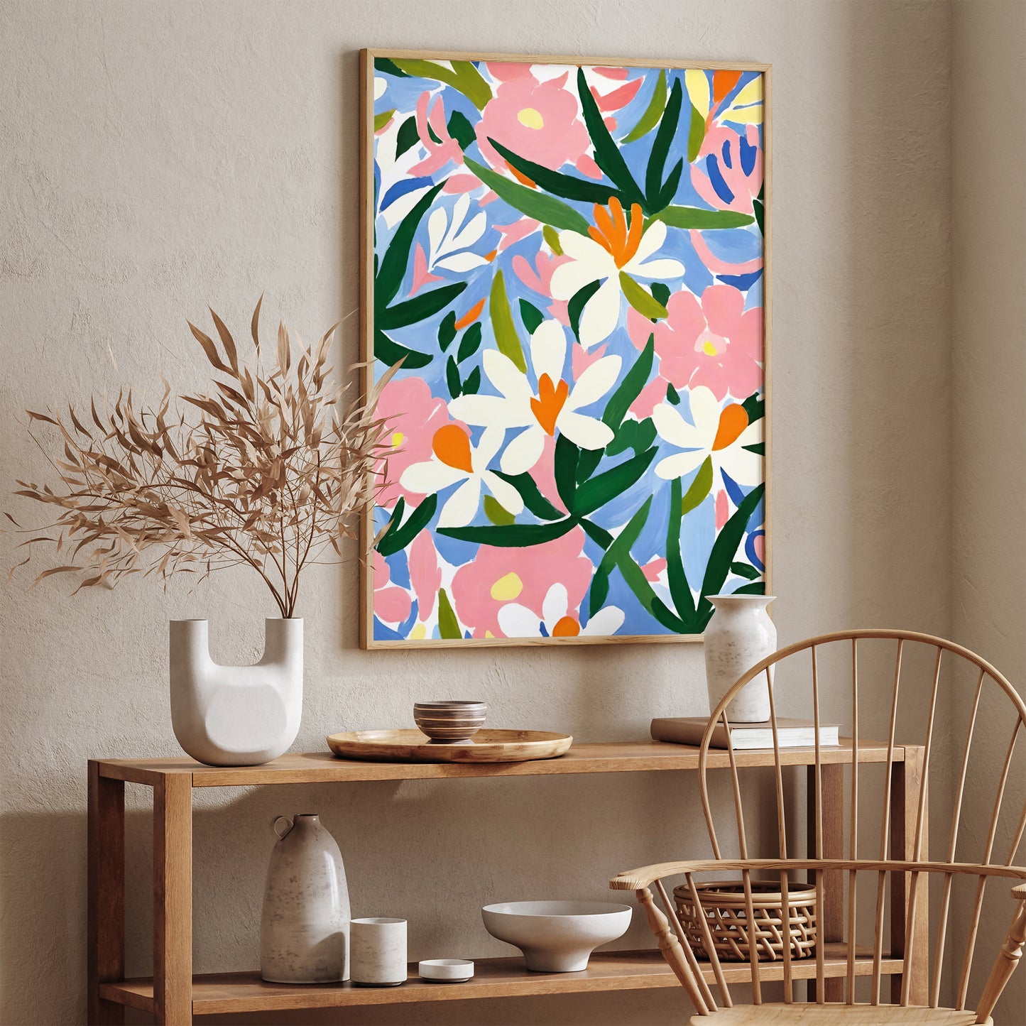 Naturelle Florelle Painting Art Print