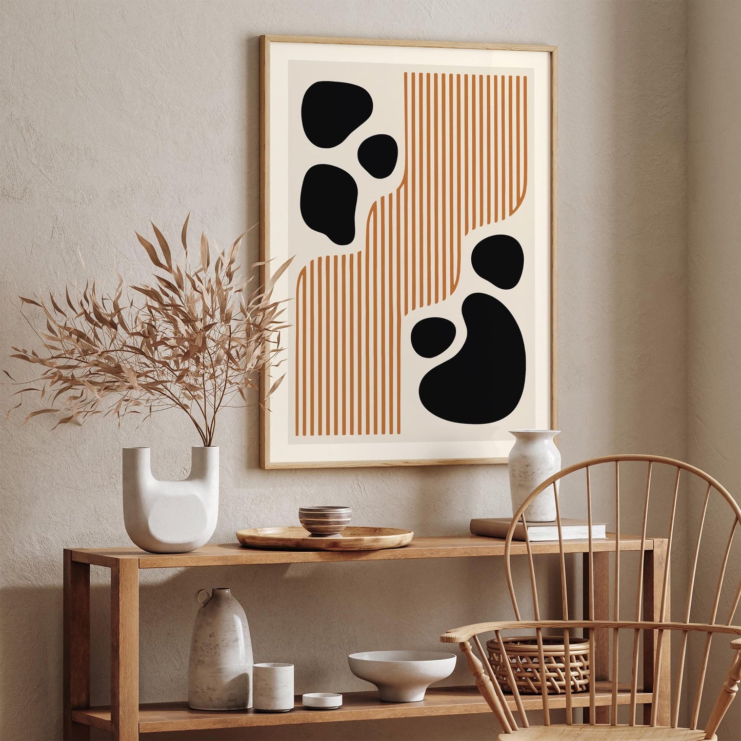 Modern Abstract Print - Scandinavian Wall Art 2025