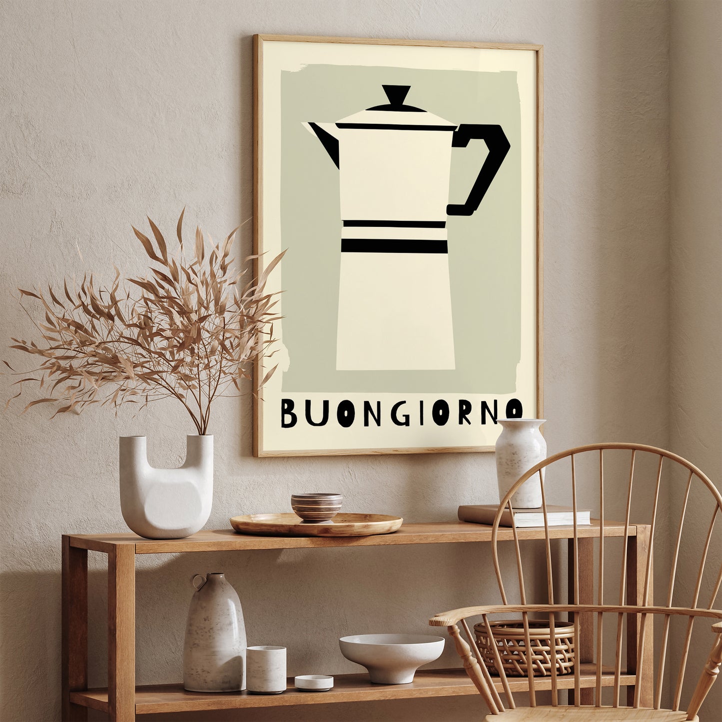 Buongiorno Coffee Minimal Poster