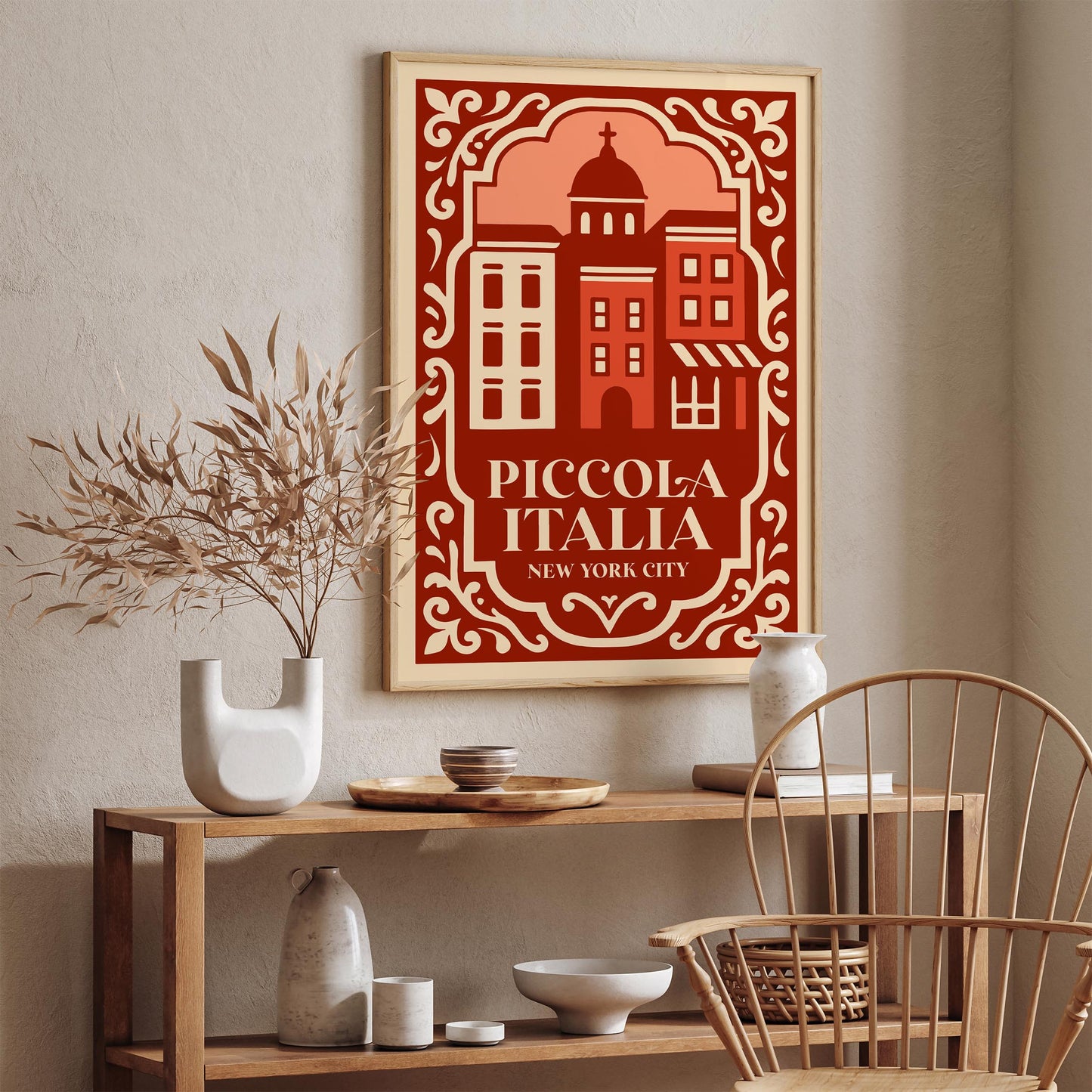 Piccola Italia New York City Poster