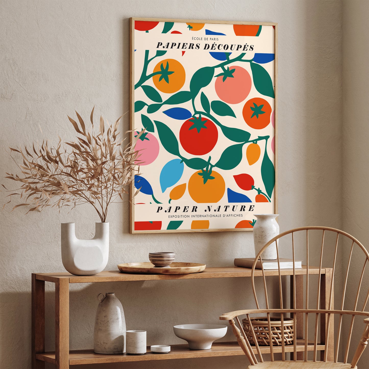 Colorful Tomatos Art Print 2025