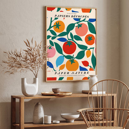 Colorful Tomatos Art Print 2025