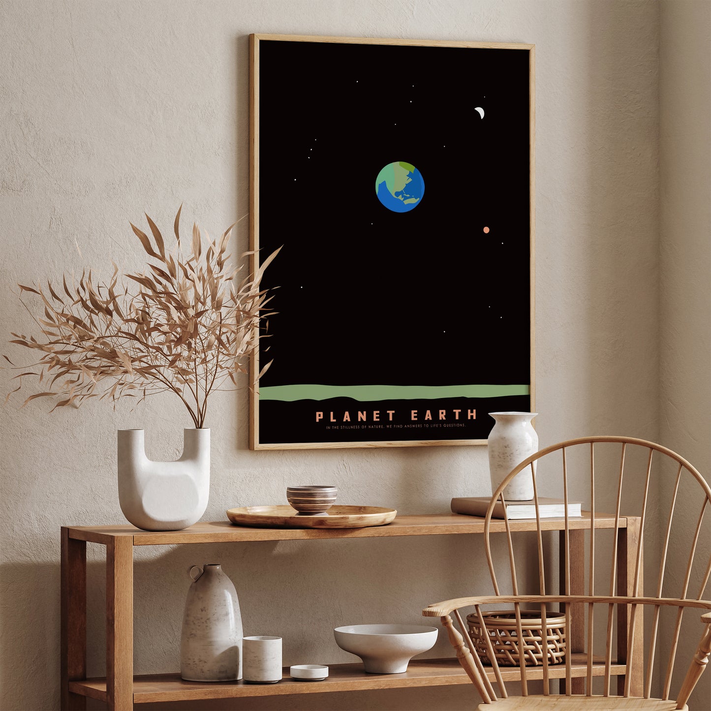 Planet Earth Minimalist Poster