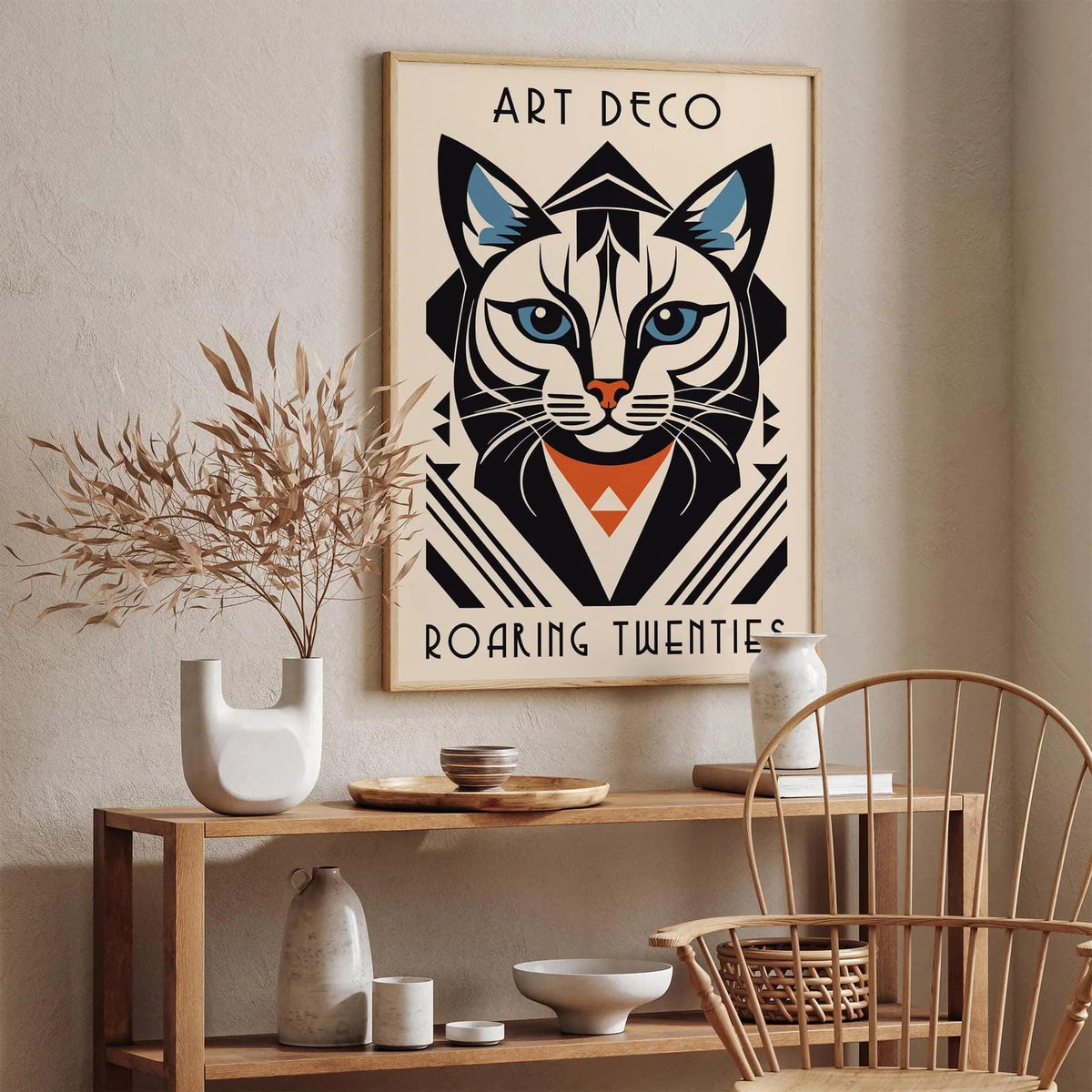 Art Deco Roaring Twenties Cat Poster – HypeSheriff Europe