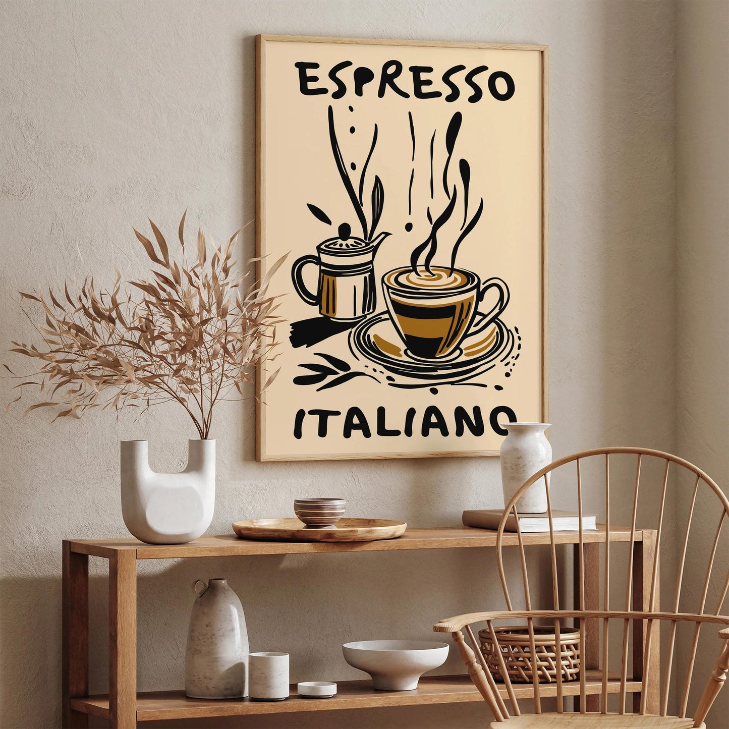 Espresso Italiano Drink Kitchen Poster