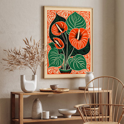 Zantedeschia Calla Flower Poster