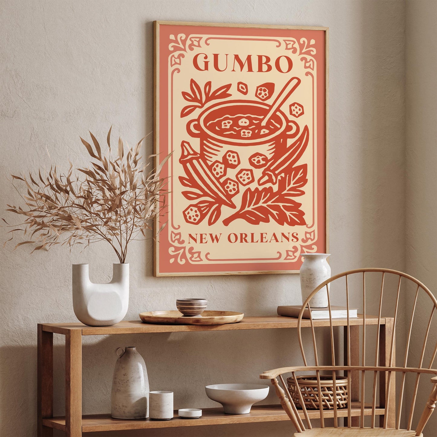 Gumbo New Orleans Poster - Louisiana Wall Art