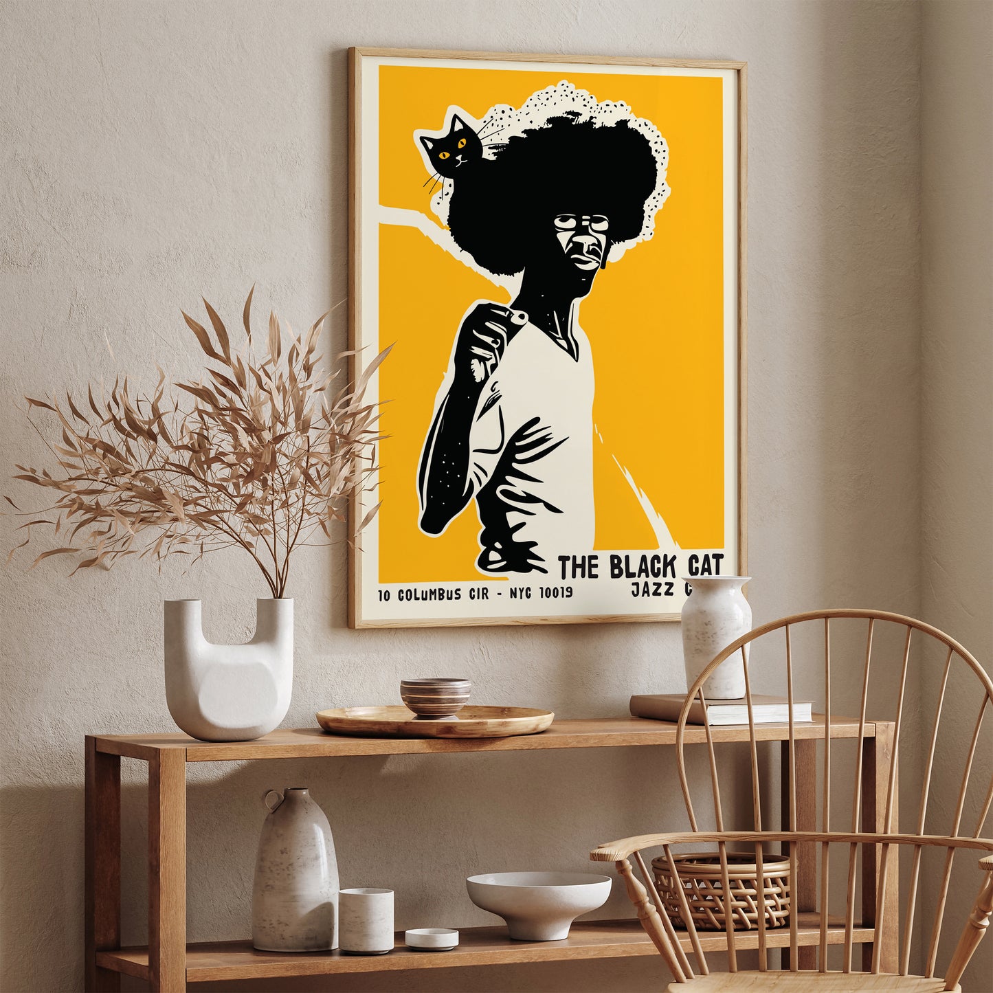 The Black Cat Jazz Club NYC Poster