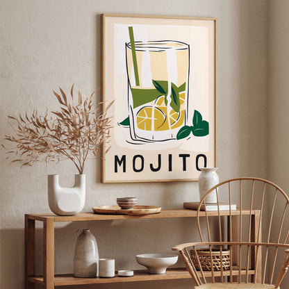 Mojito Cocktail Poster