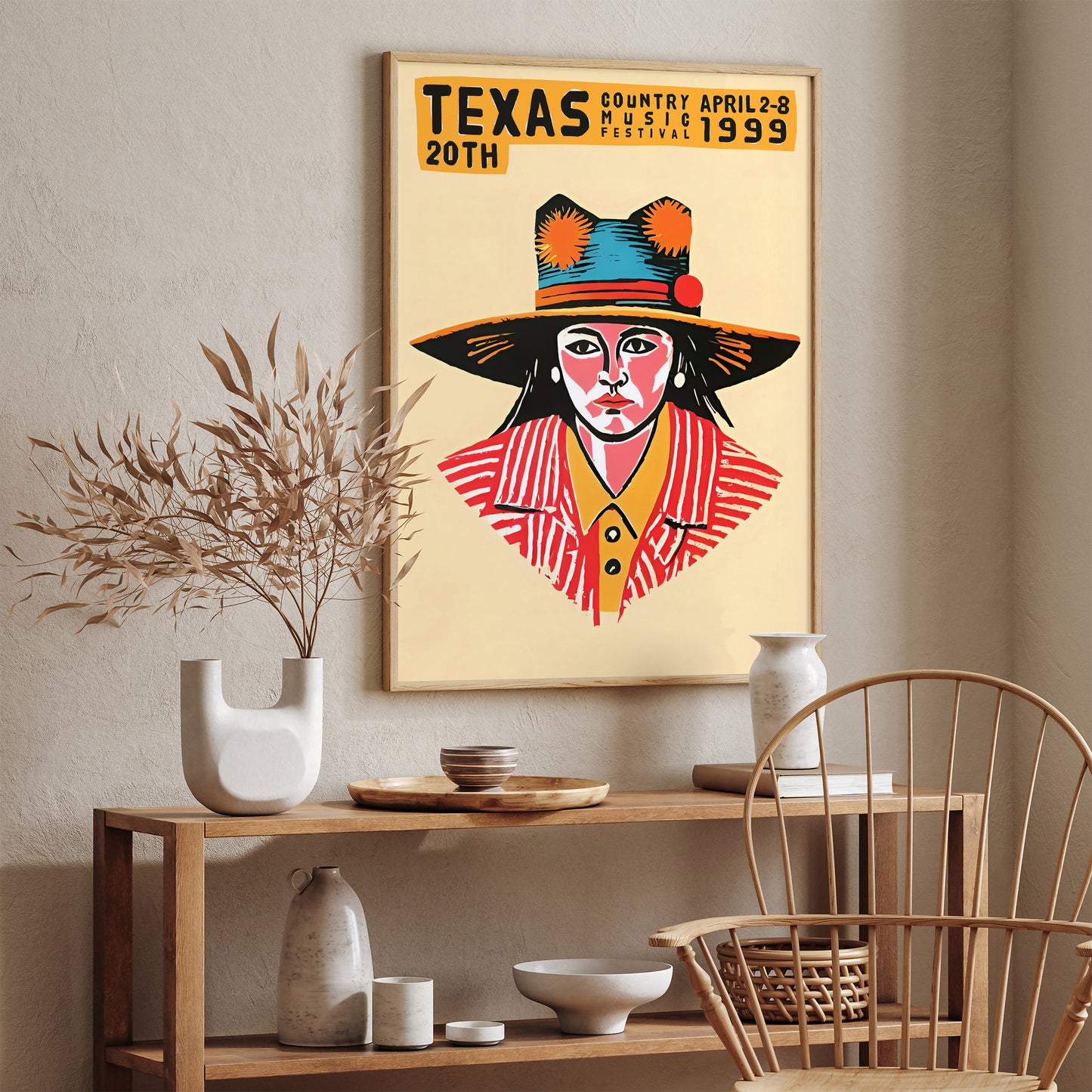 Texas 1999 Country Festival Poster