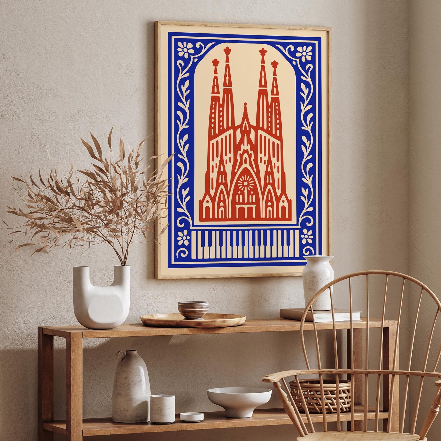Festival de Jazz Barcelona Poster, Sagrada Familia Art Print