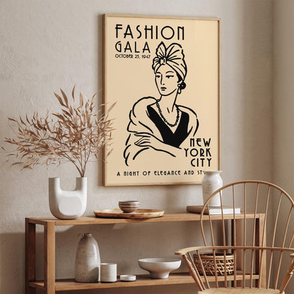 Fashion Gala New York City Poster