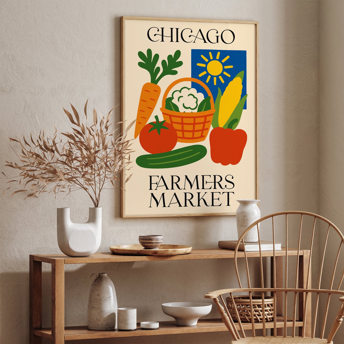 Chicago Farmers Market Poster