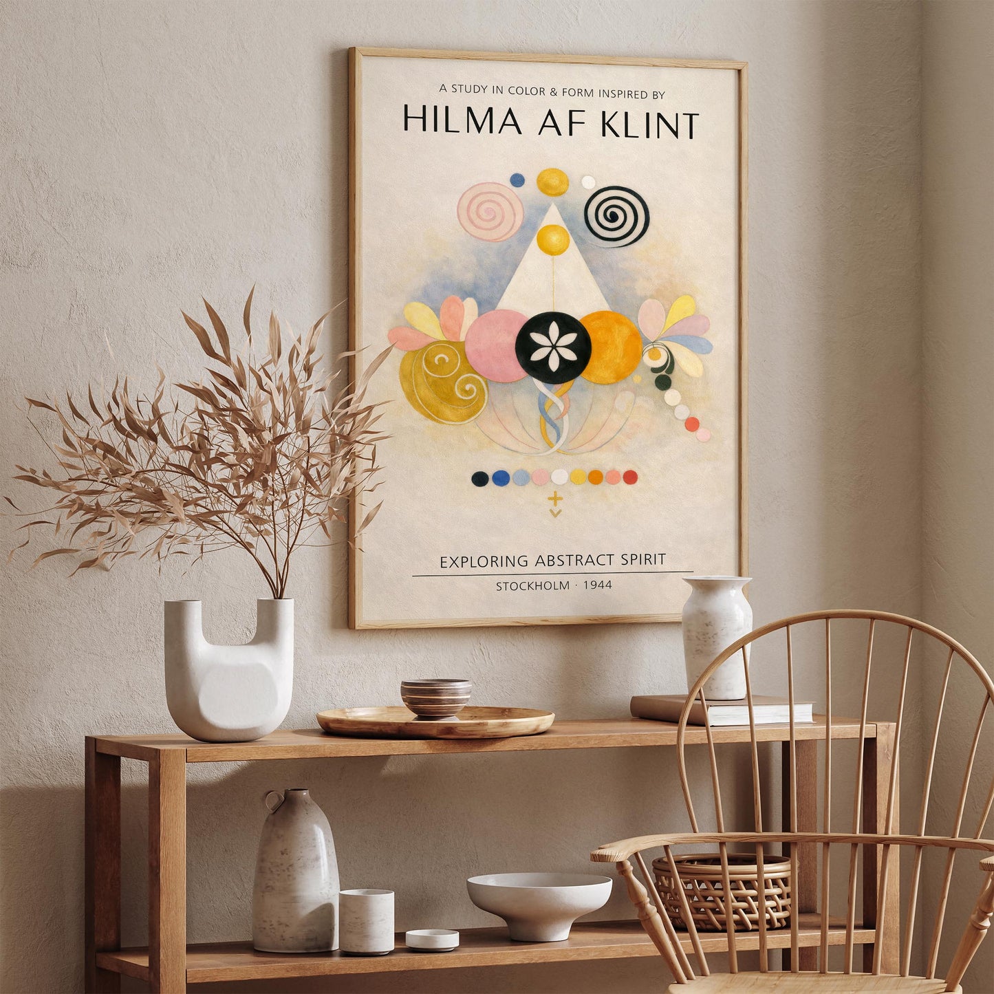 Hilma af Klint inspired Poster