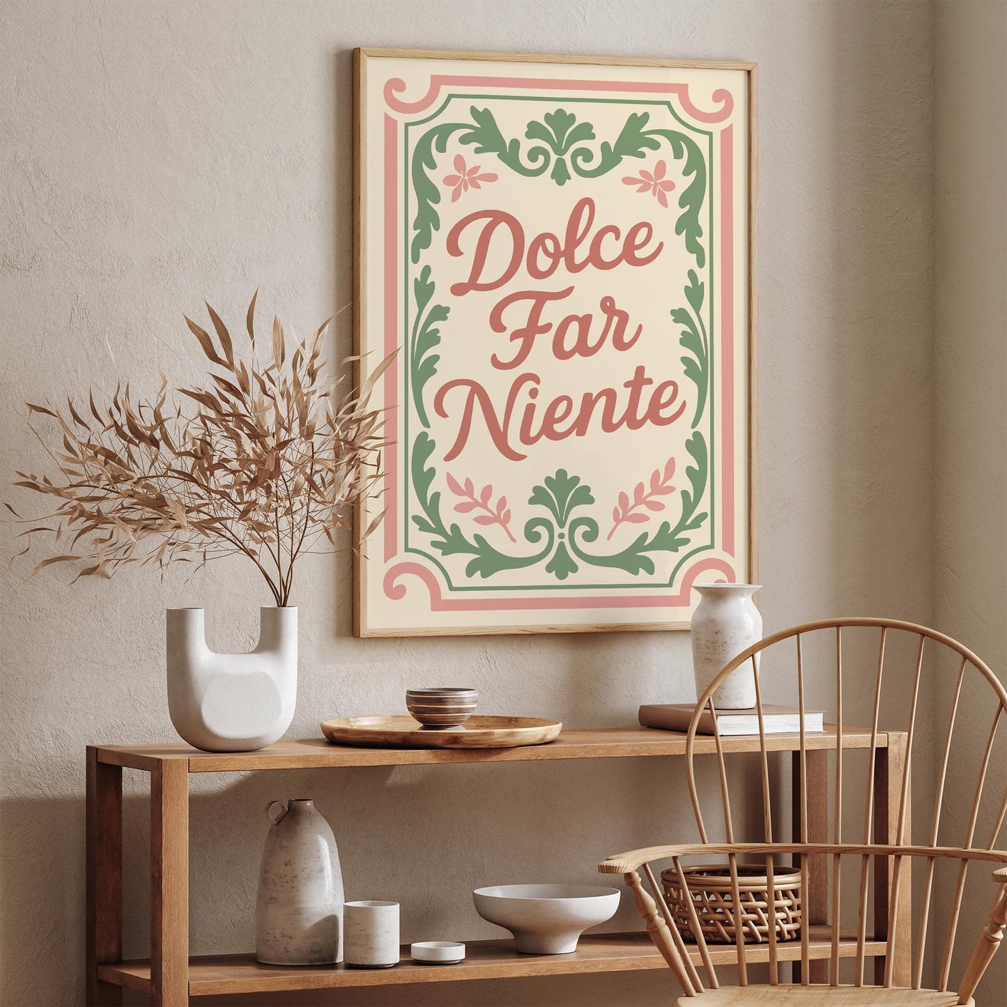 Château Core Quote - Dolce Far Niente Pastel Art