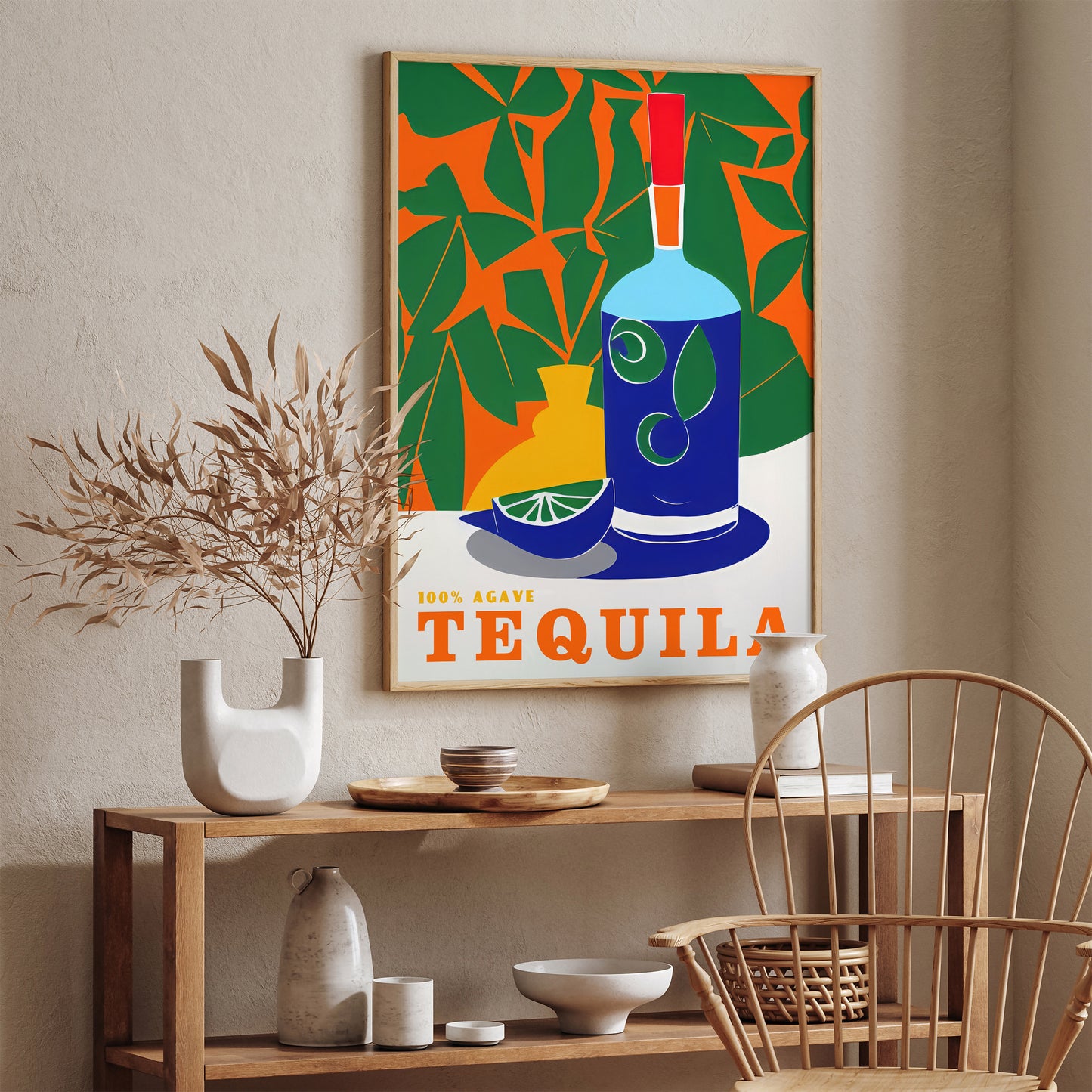 Retro Tequila Advertising Poster