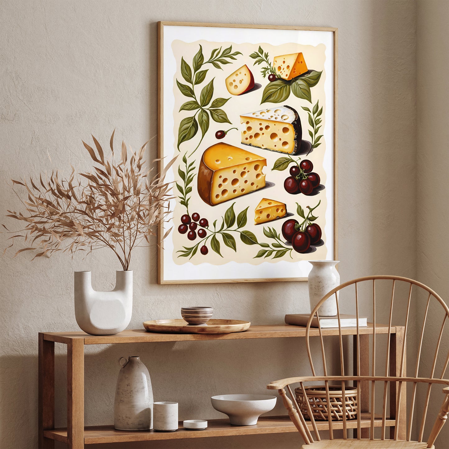 French Gourmet Cheese Poster