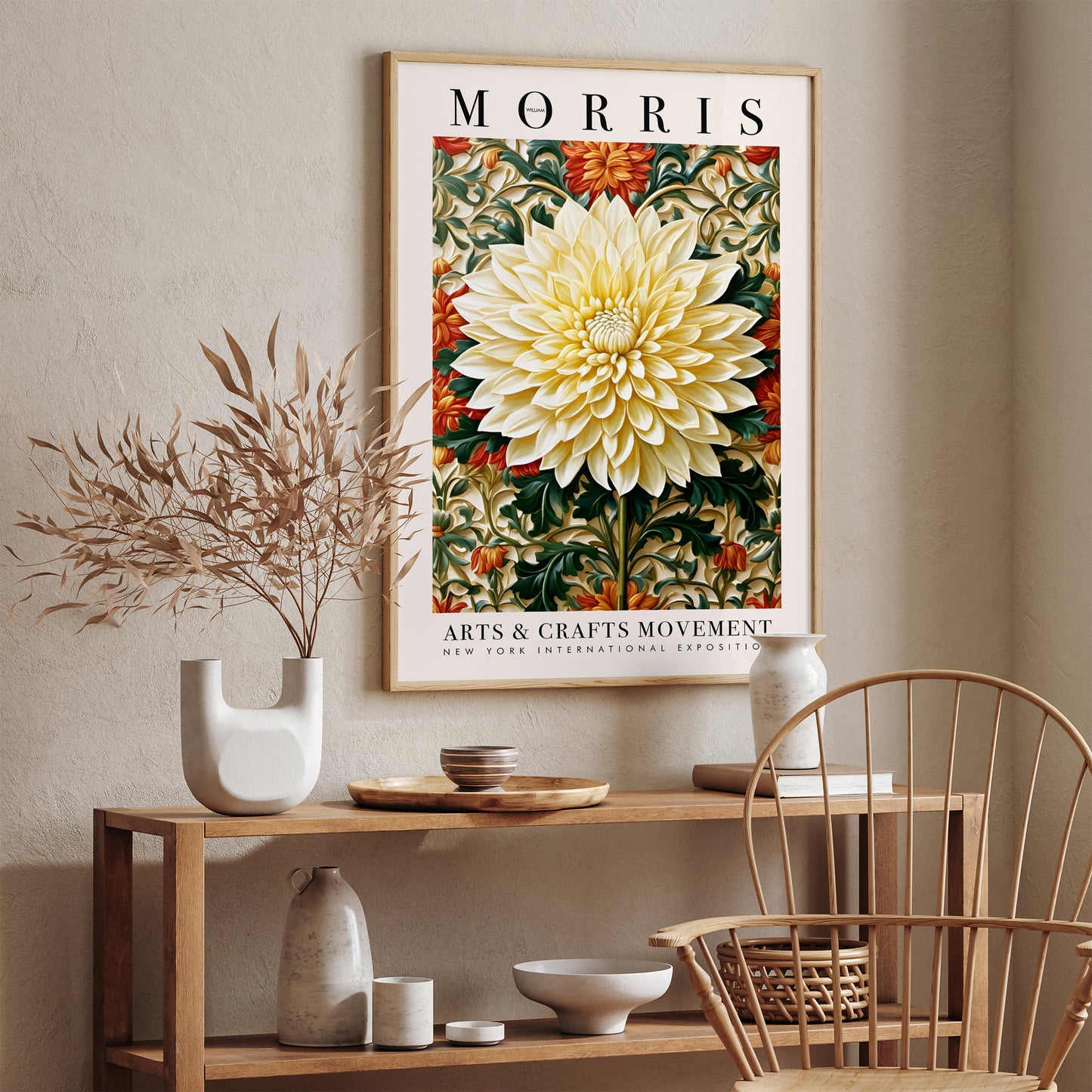 Homage to William Morris Art Print