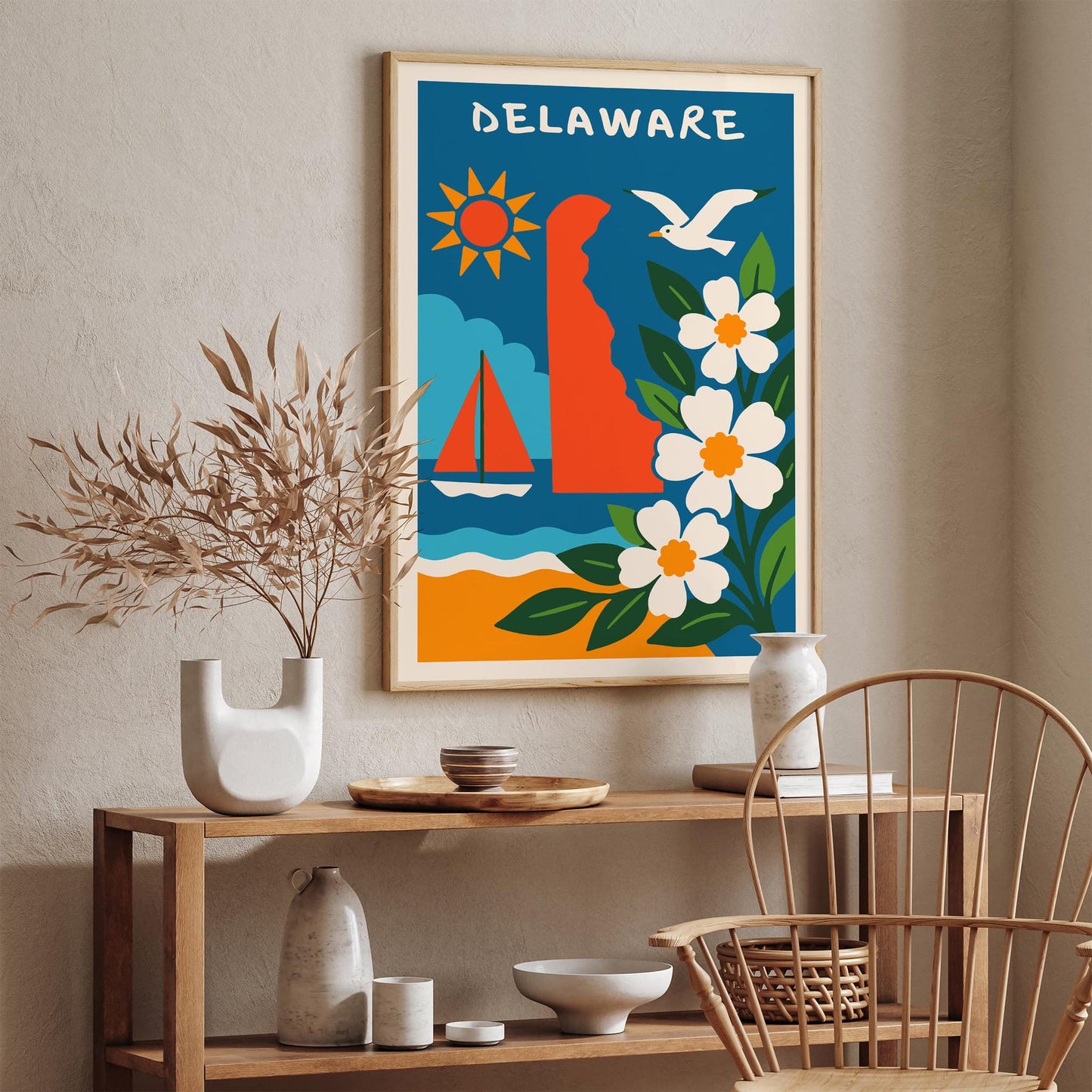 Delaware State Travel Poster
