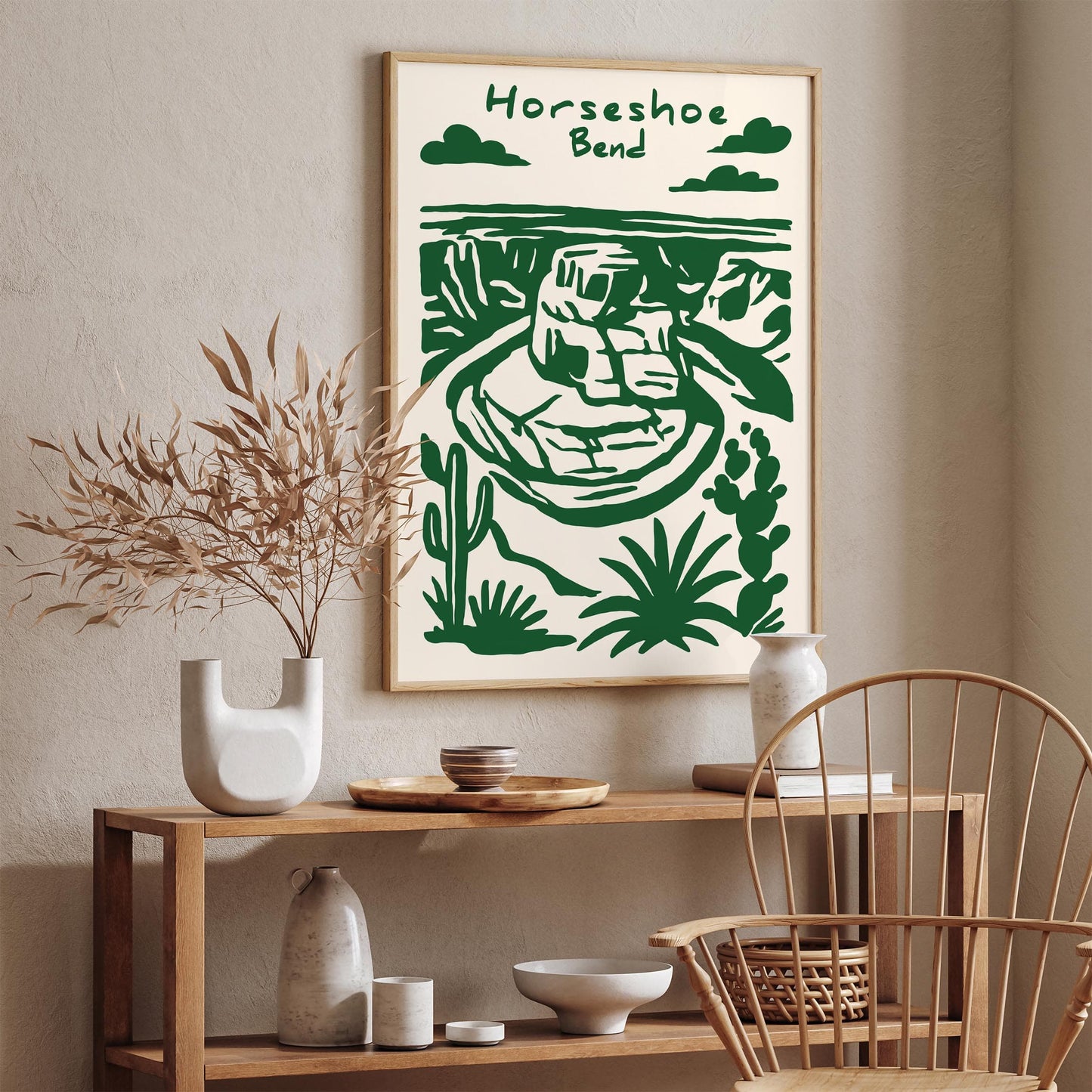 Horseshoe Bend Arizona Travel Poster