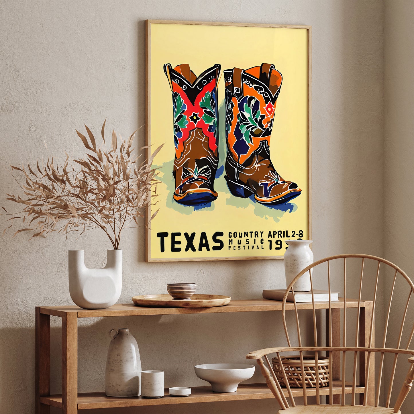 1993 Texas Country Music Poster