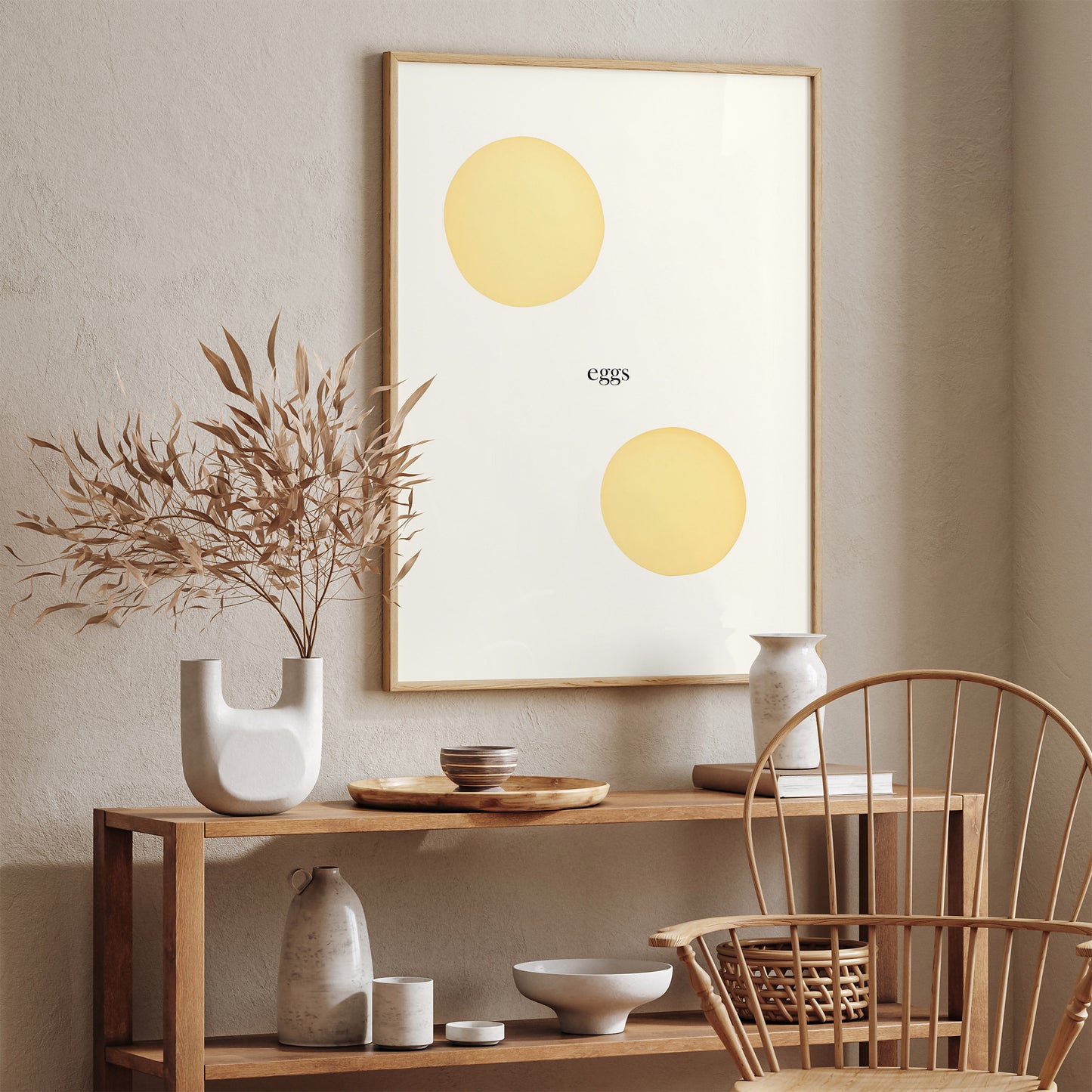 Eggs - Minimalist Poster