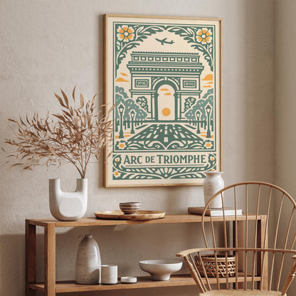 Arc de Triomphe Paris Poster