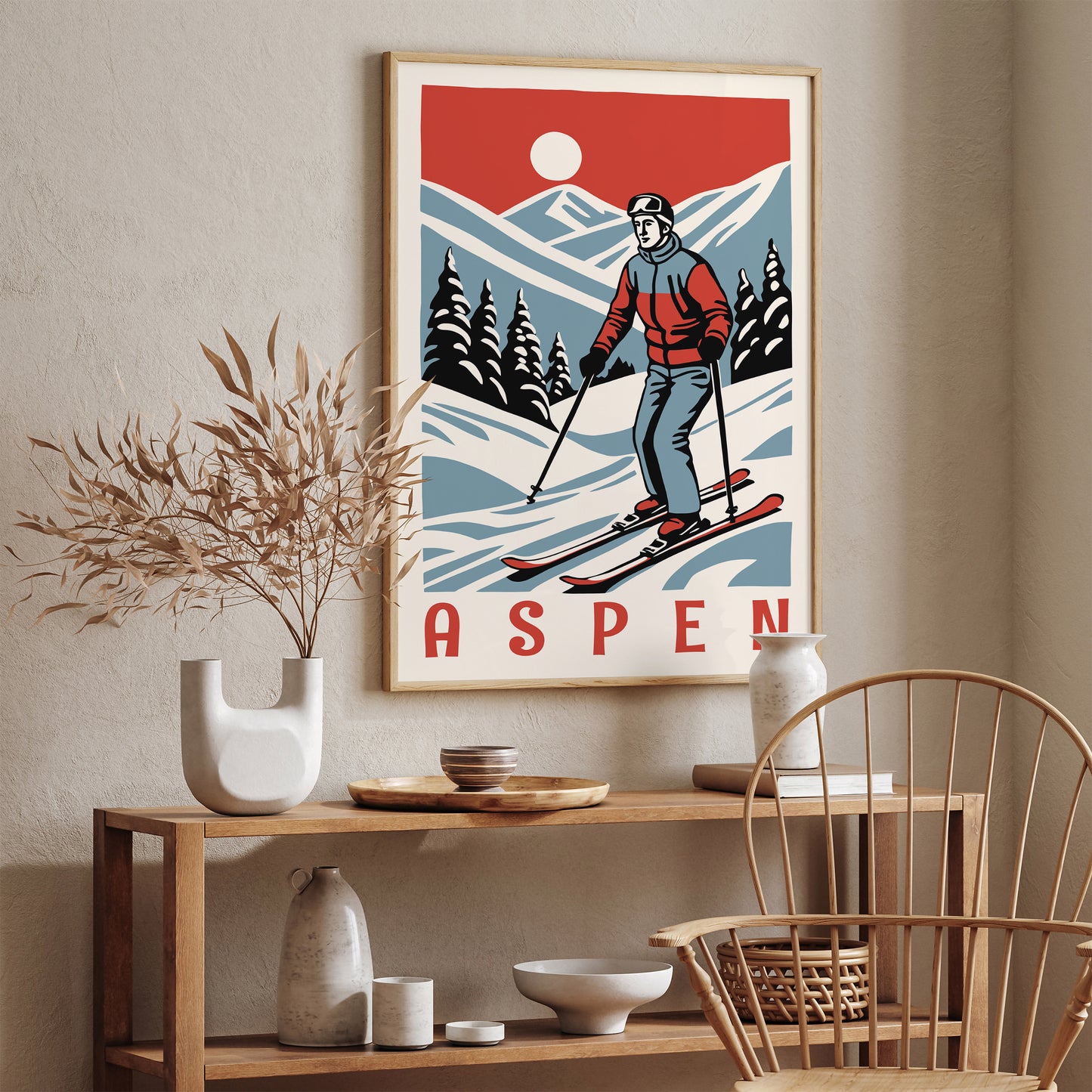 Aspen Colorado Travel Poster