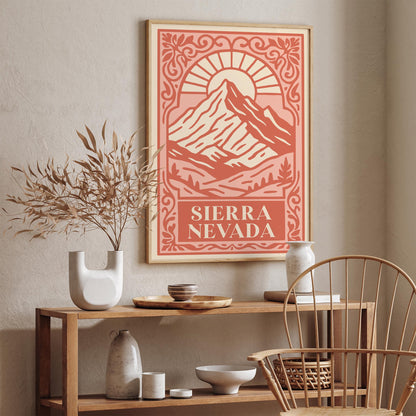 Sierra Nevada Landscape Poster