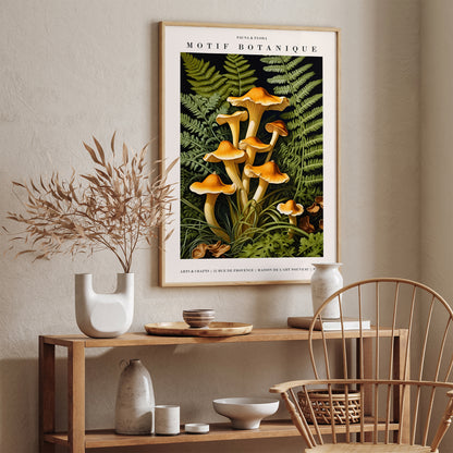 William Morris Forest Mushrooms Wall Art