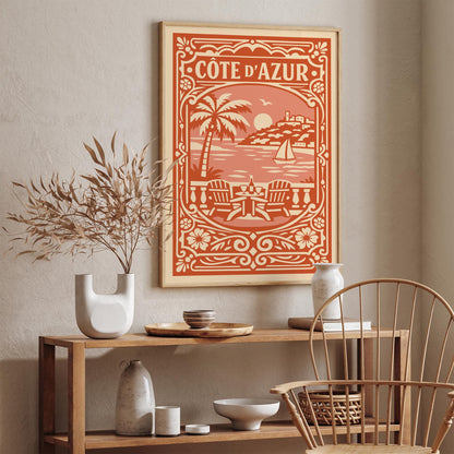Côte d’Azur Poster - Travel Wall Art