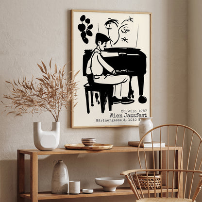 Wien JazzFest Vintage Poster