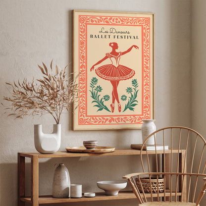 Eclectic Ballet Dance Les Danseurs Poster