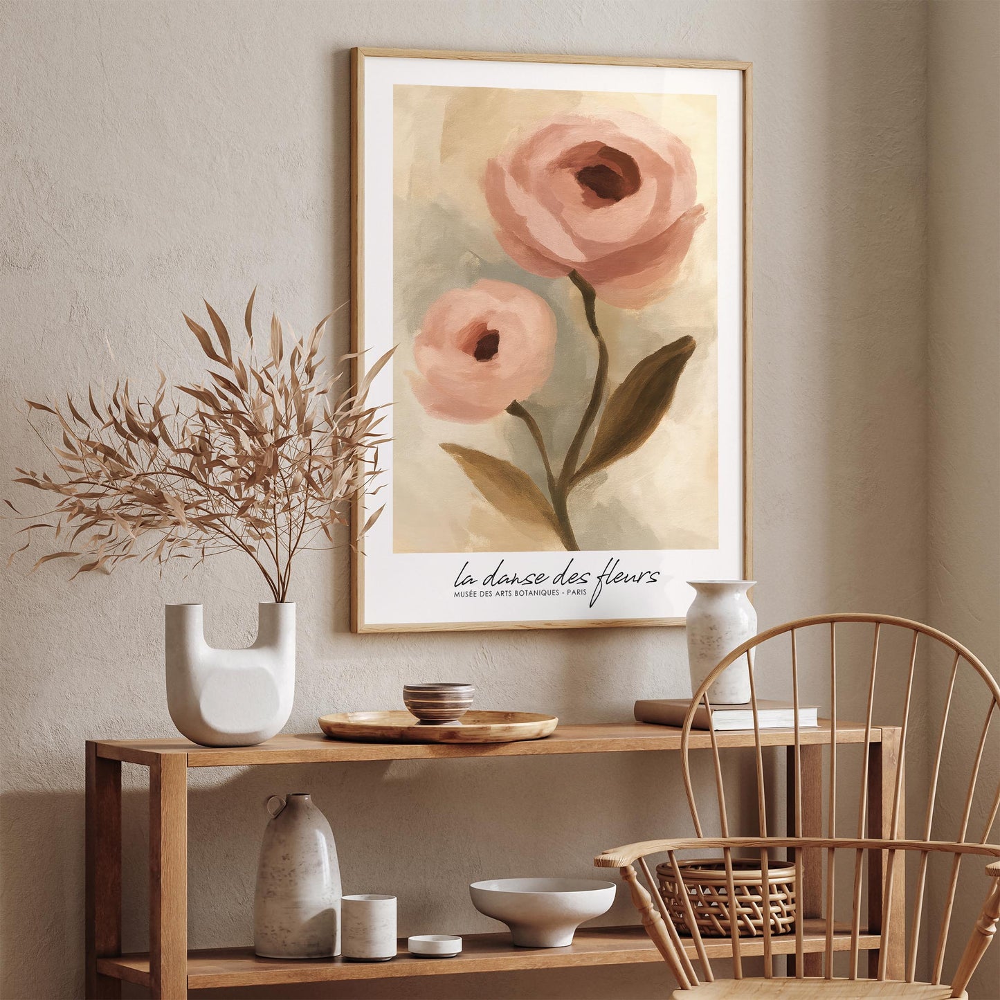La Danse Des Fleurs Poster - Paris Exhibition Poster