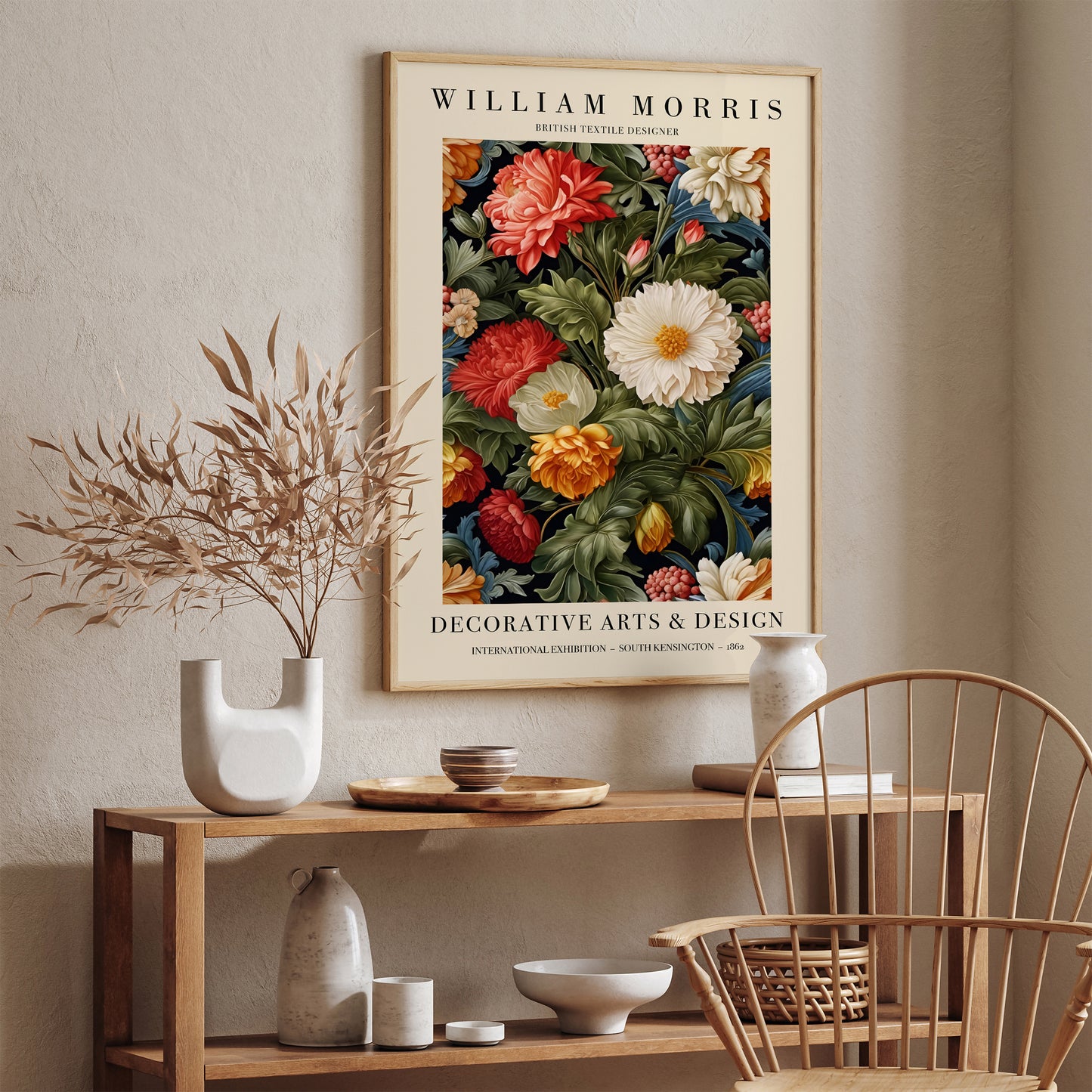 Vintage William Morris Floral Wall Art