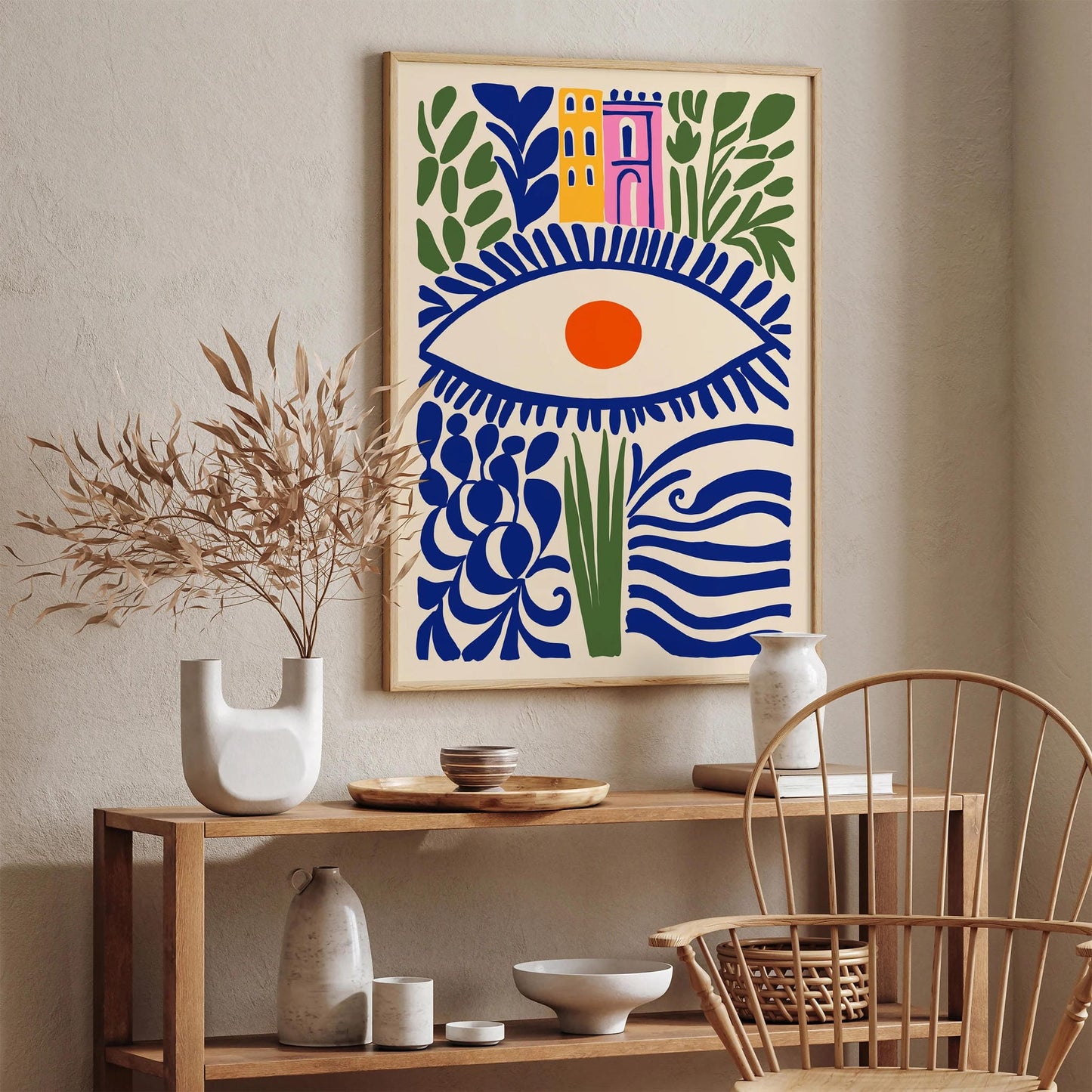 Abstract Modern Eye Poster