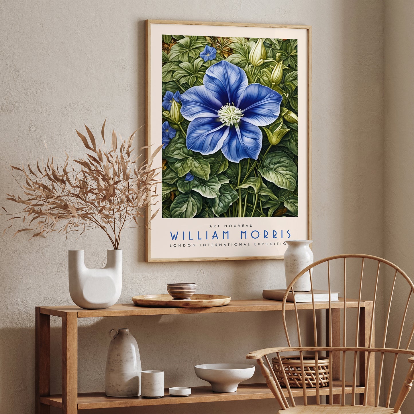 Art Nouveau Beauty: William Morris Flower Print