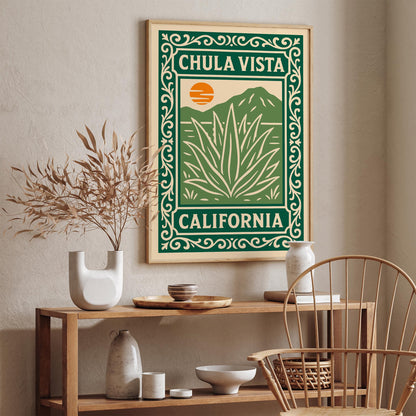 Chula Vista Poster - California Travel Wall Art