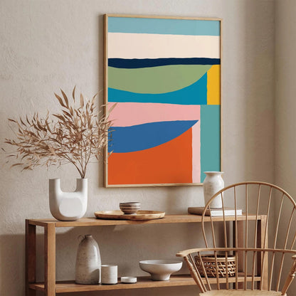 Colorful Abstract Modern Wall Art Print
