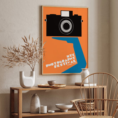 NYC Photography Festival Retro Minimal Poster